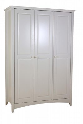 Chelsea White Wardrobe 3 Door
