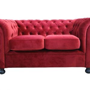 Chesterfield 2 Seater Fabric Sofa