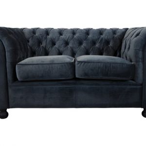Chesterfield 2 Seater Malta Fabric Sofa