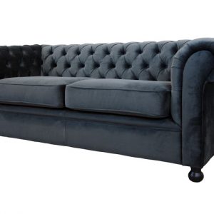 Chesterfield 3 Seater Fabric Sofa