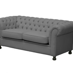 Chesterfield 3 Seater Faux Leather Sofa