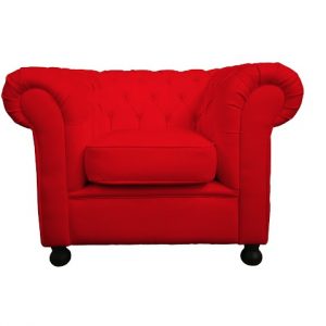 Chesterfield Faux Leather Chair