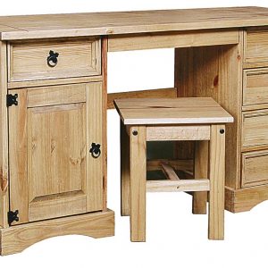 Corona Dressing Table Double 5 Draws& 1Door & Stool