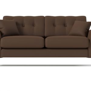 Ebony 3 Seater Faux Leather Sofa