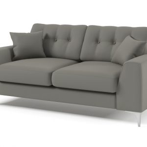 Ebony 3 Seater Faux Leather Sofa