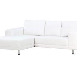 Foster 3 Seater Corner Faux Leather Sofa