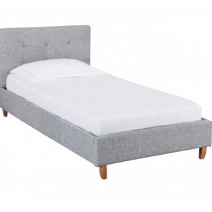HARTFORD GREY SINGLE BED