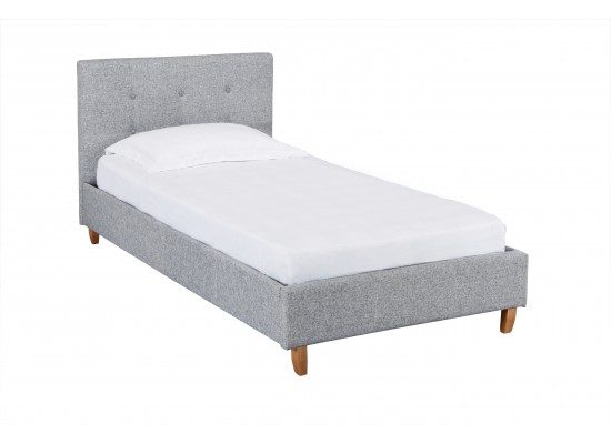 HARTFORD GREY SINGLE BED