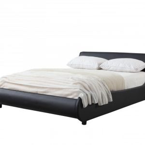 Griffin PVC King Size Bed Black