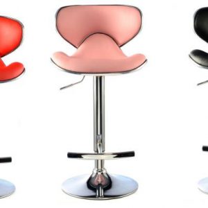 Hillside Bar Stool PU Chrome (2s)