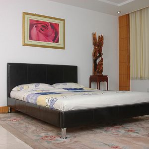 Kenneth PU King Size Bed