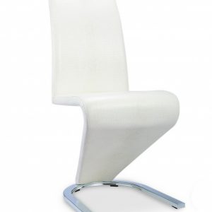 Kingsway Dining Chair Vintage PU White