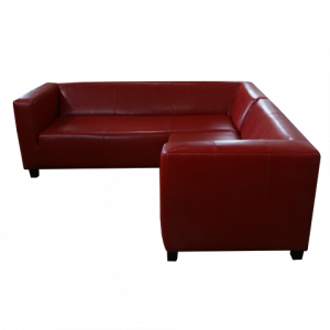 Nicola  3 Seater Corner Faux Leather Sofa