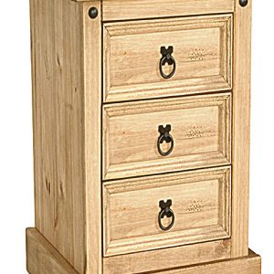 Corona Nightstand 3 Drawers