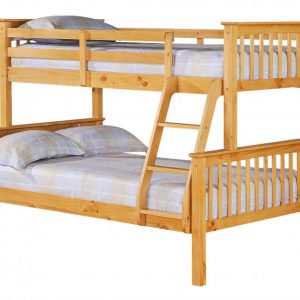 Porto Triple Bunk Bed Pine