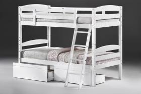 Tripoli Solid Wood Bunk Bed White