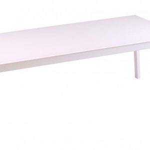 Upton Glass Coffee Table White