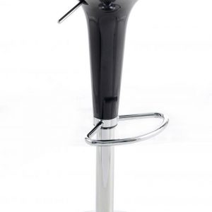 Witton Bar Stool Chrome & Black (2s)