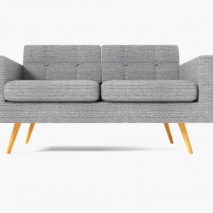 York 2 Seater Fabric Sofa